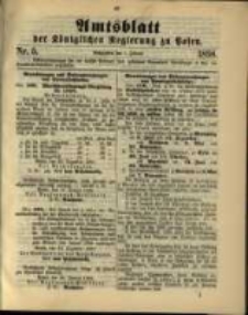 Amtsblatt der Königlichen Regierung zu Posen. 1898.02.01 Nro.5