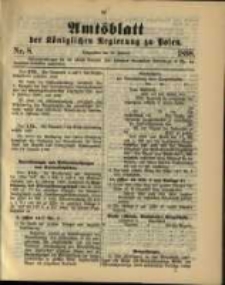 Amtsblatt der Königlichen Regierung zu Posen. 1898.02.22 Nro.8