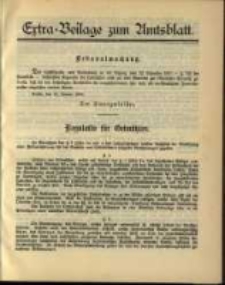 Extra - Beilage zum Amtsblatt