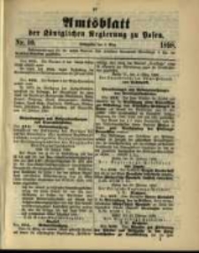 Amtsblatt der K&ouml;niglichen Regierung zu Posen. 1898.03.08 Nro.10