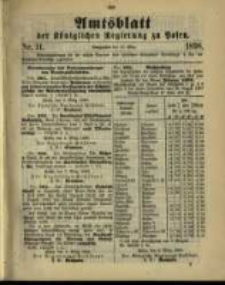 Amtsblatt der Königlichen Regierung zu Posen. 1898.03.15 Nro.11