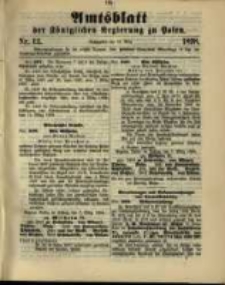 Amtsblatt der K&ouml;niglichen Regierung zu Posen. 1898.03.22 Nro.12