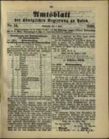 Amtsblatt der K&ouml;niglichen Regierung zu Posen. 1898.04.05 Nro.14
