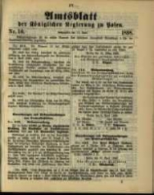 Amtsblatt der K&ouml;niglichen Regierung zu Posen. 1898.04.19 Nro.16