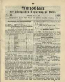 Amtsblatt der Königlichen Regierung zu Posen. 1898.07.26 Nro.30