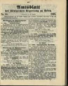 Amtsblatt der K&ouml;niglichen Regierung zu Posen. 1898.08.30 Nro.35