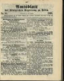 Amtsblatt der Königlichen Regierung zu Posen. 1898.08.30 Nro.35