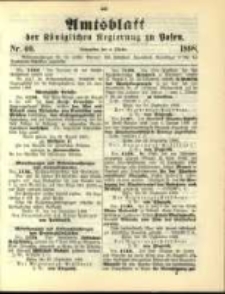 Amtsblatt der K&ouml;niglichen Regierung zu Posen. 1898.10.04 Nro.40