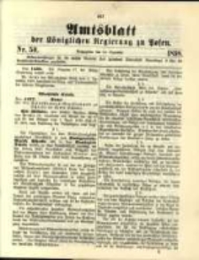 Amtsblatt der Königlichen Regierung zu Posen. 1898.12.13 Nro.50