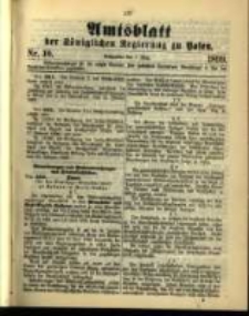 Amtsblatt der Königlichen Regierung zu Posen. 1899.02.28 Nro.10