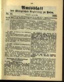 Amtsblatt der Königlichen Regierung zu Posen. 1899.03.28 Nro.13