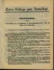 Extra - Beilage zum Amtsblatt