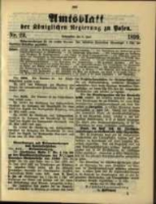 Amtsblatt der K&ouml;niglichen Regierung zu Posen. 1899.06.06 Nro.23