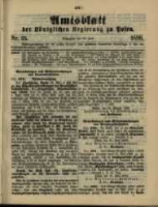 Amtsblatt der K&ouml;niglichen Regierung zu Posen. 1899.06.20 Nro.25
