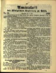 Amtsblatt der K&ouml;niglichen Regierung zu Posen. 1899.06.27 Nro.26