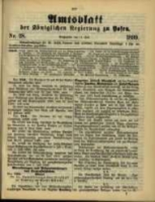 Amtsblatt der Königlichen Regierung zu Posen. 1899.07.11 Nro.28