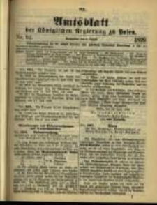 Amtsblatt der K&ouml;niglichen Regierung zu Posen. 1899.08.08 Nro.32