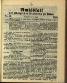 Amtsblatt der Königlichen Regierung zu Posen. 1899.08.29 Nro.35