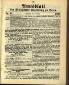 Amtsblatt der Königlichen Regierung zu Posen. 1899.10.17 Nro.42