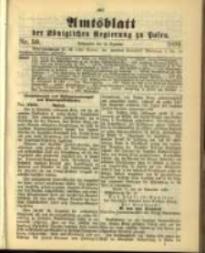 Amtsblatt der Königlichen Regierung zu Posen. 1899.12.12 Nro.50