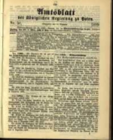 Amtsblatt der K&ouml;niglichen Regierung zu Posen. 1899.12.19 Nro.51