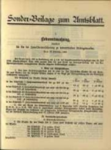 Sonder - Beilage zum Amtsblatt