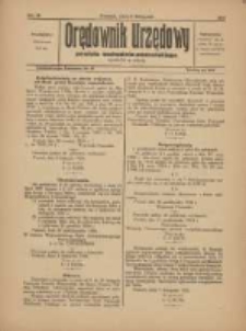 Orędownik Urzędowy Powiatu Wschodnio-Poznańskiego 1924.11.08 Nr38