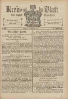 Kreis-Blatt des Kreises Posen-West 1893.08.24 Jg.5 Nr34