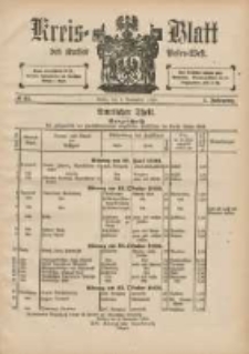 Kreis-Blatt des Kreises Posen-West 1893.11.09 Jg.5 Nr45