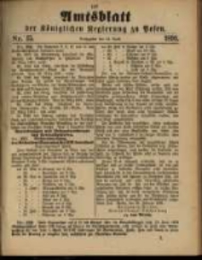Amtsblatt der K&ouml;niglichen Regierung zu Posen. 1891.04.14 Nro.15