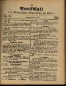 Amtsblatt der K&ouml;niglichen Regierung zu Posen. 1891.05.12 Nro.19