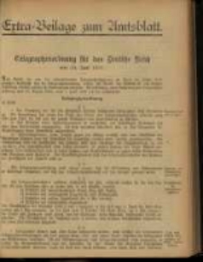 Extra = Beilage zum Amtsblatt