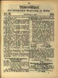 Amtsblatt der Königlichen Regierung zu Posen. 1891.08.11 Nro.32