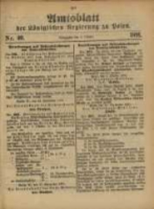 Amtsblatt der K&ouml;niglichen Regierung zu Posen. 1891.10.06 Nro.40