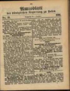 Amtsblatt der K&ouml;niglichen Regierung zu Posen. 1891.12.01 Nro.48