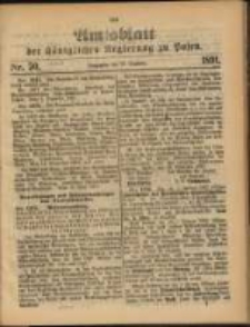 Amtsblatt der K&ouml;niglichen Regierung zu Posen. 1891.12.15 Nro.50