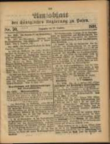 Amtsblatt der Königlichen Regierung zu Posen. 1891.12.15 Nro.50