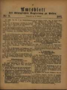 Amtsblatt der Königlichen Regierung zu Posen. 1881.02.22 Nro.8