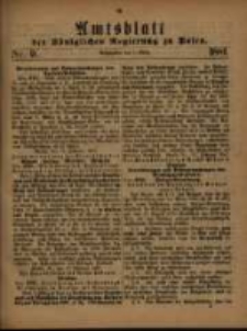 Amtsblatt der Königlichen Regierung zu Posen. 1881.03.01 Nro.9