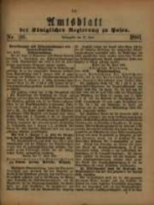 Amtsblatt der K&ouml;niglichen Regierung zu Posen. 1881.06.28 Nro.26