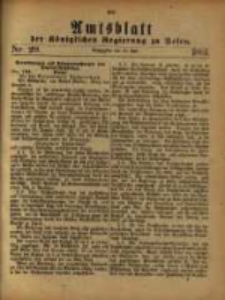Amtsblatt der Königlichen Regierung zu Posen. 1881.07.19 Nro.29
