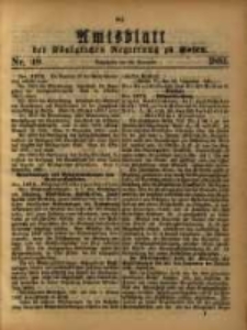 Amtsblatt der Königlichen Regierung zu Posen. 1881.11.29 Nro.48