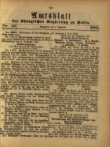 Amtsblatt der Königlichen Regierung zu Posen. 1881.12.06 Nro.49