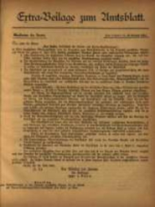 Extra=Beilage zum Amtsblatt