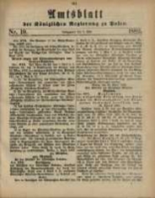 Amtsblatt der Königlichen Regierung zu Posen. 1882.05.09 Nro.19