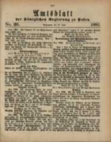 Amtsblatt der K&ouml;niglichen Regierung zu Posen. 1882.06.27 Nro.26