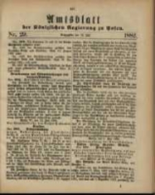 Amtsblatt der Königlichen Regierung zu Posen. 1882.07.18 Nro.29