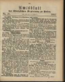 Amtsblatt der K&ouml;niglichen Regierung zu Posen. 1882.09.12 Nro.37