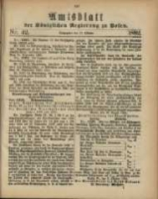 Amtsblatt der Königlichen Regierung zu Posen. 1882.10.17 Nro.42