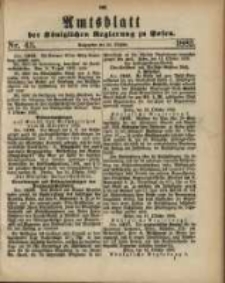 Amtsblatt der Königlichen Regierung zu Posen. 1882.10.24 Nro.43